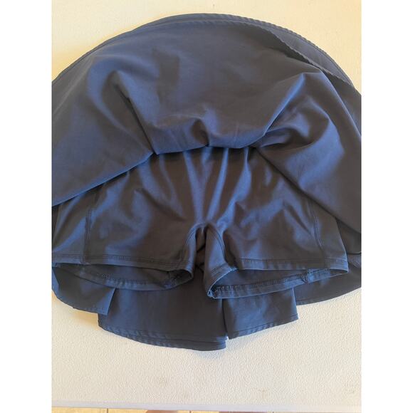 042 90 Degree by Reflex Active Navy Skort Sz L Built in Shorts Women's - Picture 4 of 6